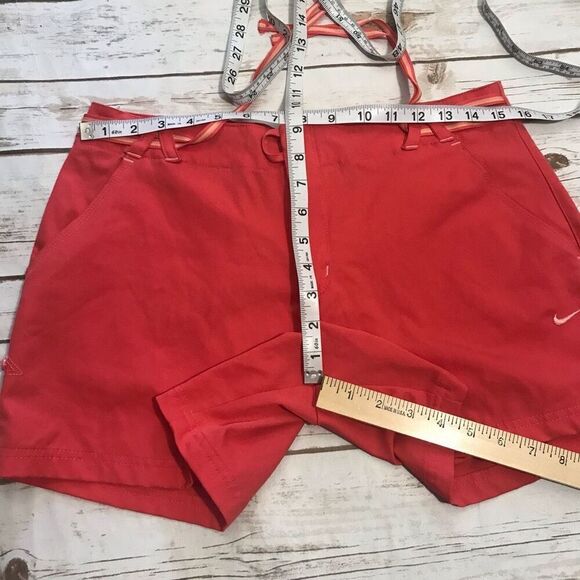 Nike‎ Red Orange Shorts Size medium golf - Picture 7 of 12